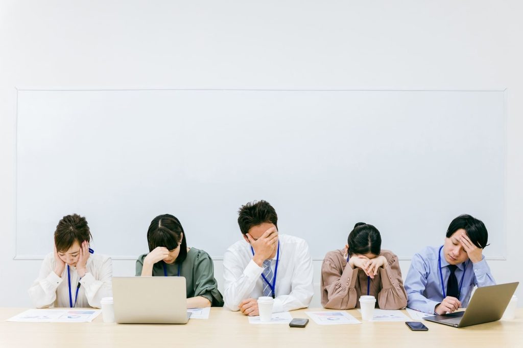 士気が低下している職場